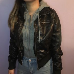 Forever 21 Ambience faux leather jacket
